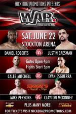 Watch Nick Diaz presents WAR MMA 1 M4ufree