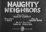 Watch Naughty Neighbors (Short 1939) M4ufree