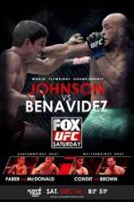 Watch UFC On Fox Johnson vs Benavidez II M4ufree