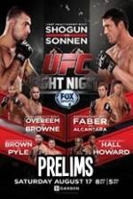 Watch UFC Fight Night 26 Preliminary Fights M4ufree