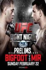 Watch UFC Fight Night 61 Bigfoot vs Mir Prelims M4ufree