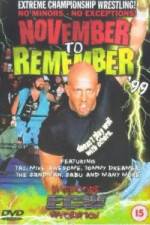 Watch ECW - November To Remember '99 M4ufree
