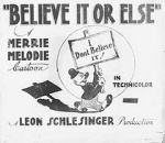Watch Believe It or Else (Short 1939) M4ufree