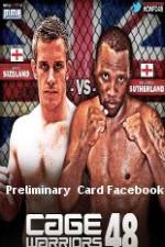 Watch Cage Warriors 48 Preliminary Card Facebook M4ufree