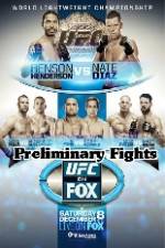 Watch UFC On Fox Henderson vs Diaz Preliminary Fights M4ufree
