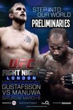 Watch UFC Fight Night 38: Gustafsson vs. Manuwa Preliminaries M4ufree