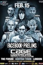 Watch Cage Warriors 64 Facebook Preliminary Fights M4ufree