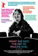 Watch What She Said: The Art of Pauline Kael M4ufree