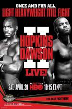 Watch Boxing Light Heavyweight Hopkins vs Dawson II M4ufree