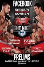 Watch UFC Fight Night 26 Facebook Prelims M4ufree